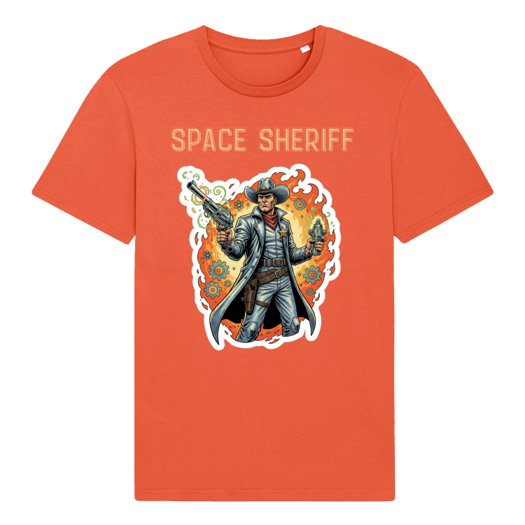 Koszulka Atompunk Space Sheriff -Fiesta