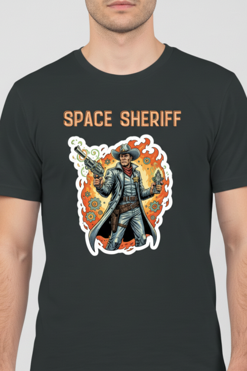 Koszulka Atompunk Space Sheriff