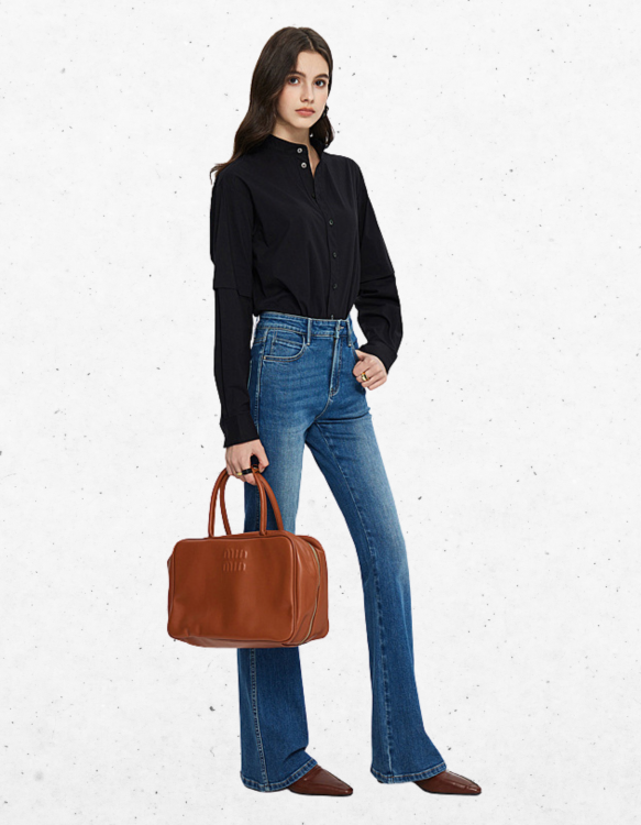 Spodnie Jeansowe w stylu lat 80