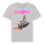 Koszulka Atompukowa Future is Sexy - Pin Up Rocket girl-Light gray