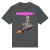 Koszulka Atompukowa Future is Sexy - Pin Up Rocket girl-Anthracite