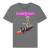 Koszulka Atompukowa Future is Sexy - Pin Up Rocket girl-Mid Heather Grey