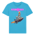 Koszulka Atompukowa Future is Sexy - Pin Up Rocket girl-Aqua Blue