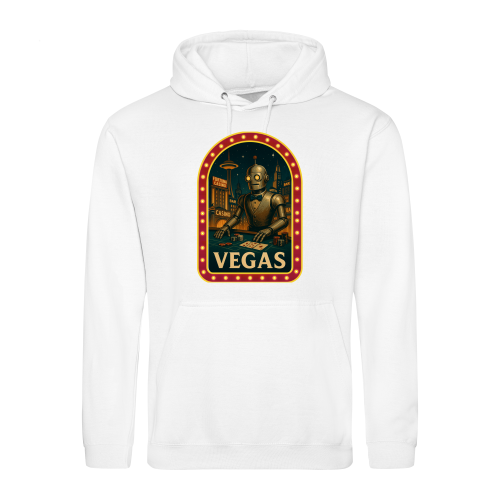 Retrofuturystyczna Bluza Vegas 2057-Arctic White