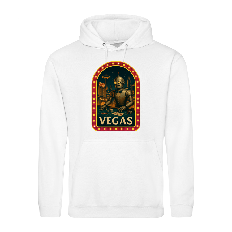 Retrofuturystyczna Bluza Vegas 2057-Arctic White