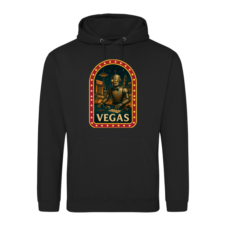 Retrofuturystyczna Bluza Vegas 2057-Deep Black