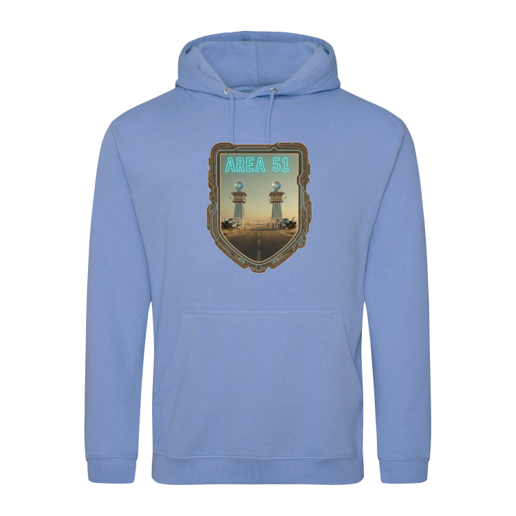 Atompunkowa Bluza Area 51-Cornflower Blue