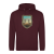 Atompunkowa Bluza Area 51-Burgundy