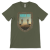 T-shirt Retrofuturyzm Atompunk AREA 51 -(USA) Military Green
