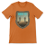 T-shirt Retrofuturyzm Atompunk AREA 51 (USA) Burnt Orange