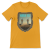 T-shirt Retrofuturyzm Atompunk AREA 51 (USA) Gold