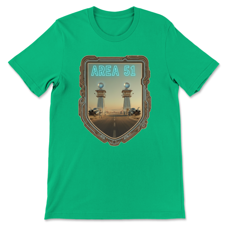 T-shirt Retrofuturyzm Atompunk AREA 51(USA) Heather Kelly