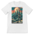 T-shirt Atompunk Retro-Future The Metropolis of Tomorrow-White