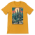T-shirt Atompunk Retro-Future The Metropolis of Tomorrow-(USA) Gold