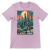 T-shirt Atompunk Retro-Future The Metropolis of Tomorrow-(USA) Heather Prism Lilac