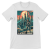 T-shirt Atompunk Retro-Future The Metropolis of Tomorrow-(USA) Solid White Blend