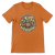 T-shirt Atompunk Retro-Future The Metropolis of Tomorrow-(USA) Burnt Orange