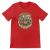 T-shirt Atompunk Retro-Future The Metropolis of Tomorrow-(USA) Canvas Red