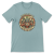 T-shirt Atompunk Retro-Future The Metropolis of Tomorrow-(USA) Heather Blue Lagoon