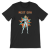Retrofuturystyczna Koszulka Atompunk Pulp Icon - Next Era Pin Up Astro-Girl -Black