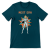 Retrofuturystyczna Koszulka Atompunk Pulp Icon - Next Era Pin Up Astro-Girl -(USA) Atlantic
