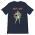 Retrofuturystyczna Koszulka Atompunk Pulp Icon - Next Era Pin Up Astro-Girl -(USA) Heather Midnight Navy