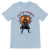 Retrofuturystyczna Koszulka Atompunk Pulp Icon - Space Cowboy (USA) Light Blue