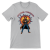 Retrofuturystyczna Koszulka Atompunk Pulp Icon - Space Cowboy (USA) Athletic Heather