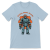 Retrofuturystyczna Koszulka Atompunk Pulp Icon - Robo-Worker -(USA) Light Blue