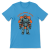 Retrofuturystyczna Koszulka Atompunk Pulp Icon - Robo-Worker -(USA) Aqua