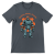 Retrofuturystyczna Koszulka Atompunk Pulp Icon - Robo-Worker -(USA) Charcoal Heather