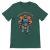 Retrofuturystyczna Koszulka Atompunk Pulp Icon - Robo-Worker -(USA) Forest