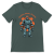 Retrofuturystyczna Koszulka Atompunk Pulp Icon - Robo-Worker -(USA) Forest Heather