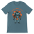 Retrofuturystyczna Koszulka Atompunk Pulp Icon - Robo-Worker (USA) Heather Deep Teal