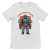 Retrofuturystyczna Koszulka Atompunk Pulp Icon - Robo-Worker (USA) Solid White Blend