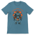 Retrofuturystyczna Koszulka Atompunk Pulp Icon - Robo-Worker (USA) Steel Blue