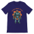 Retrofuturystyczna Koszulka Atompunk Pulp Icon - Robo-Worker (USA) Team Navy
