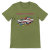 Retrofuturystyczna Koszulka Atompunk Pulp Icon - Fusion Car(USA) Heather Green