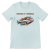 Retrofuturystyczna Koszulka Atompunk Pulp Icon - Fusion Car(USA) Heather Ice Blue