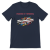 Retrofuturystyczna Koszulka Atompunk Pulp Icon - Fusion Car(USA) Heather Midnight Navy