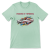 Retrofuturystyczna Koszulka Atompunk Pulp Icon - Fusion Car(USA) Heather Mint