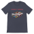 Retrofuturystyczna Koszulka Atompunk Pulp Icon - Fusion Car(USA) Heather Navy