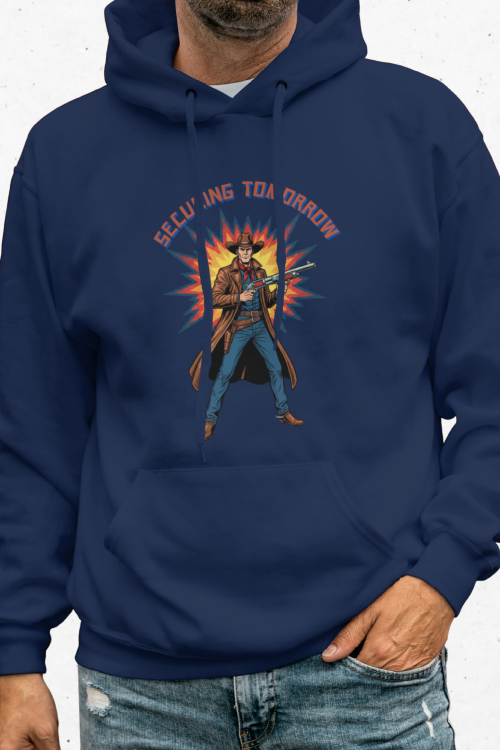 Retrofuturystyczna Bluza Atompunk Pulp Icon - Space Cowboy