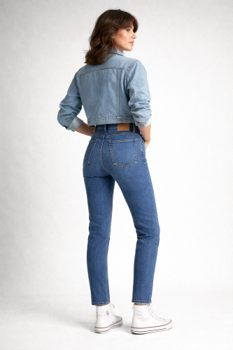 Damskie Spodnie Jeansowe Retro lata 80 - Basic Vintage Jeans  (4).png