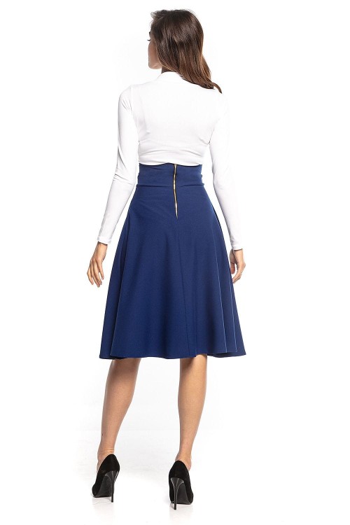 Niebieska Spódnica  Lata 50 Retro - Blue Betty Pin Up  (2).jpg
