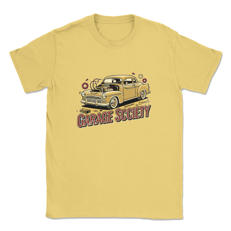 Męska Koszulka Retro Highway Classic - Garage Society-Daisy