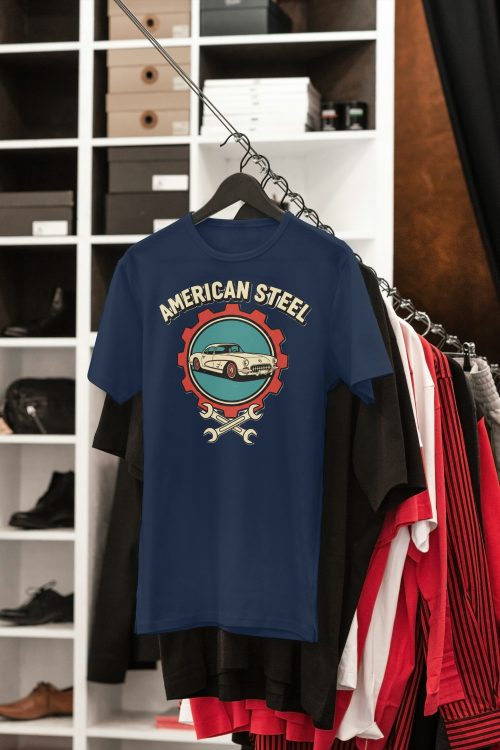 Koszulka Retro Highway Classic American Steel