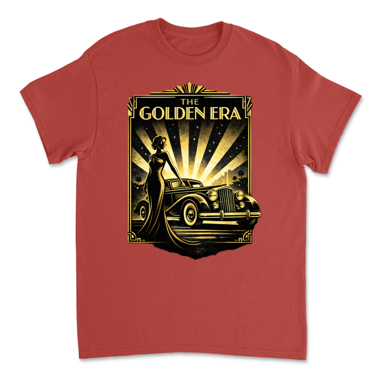 Koszulka Vintage The Golden Era-Red