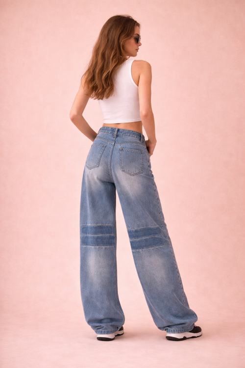 Spodnie Damskie Retro Lata 90 - Sunny Denim  (2).png