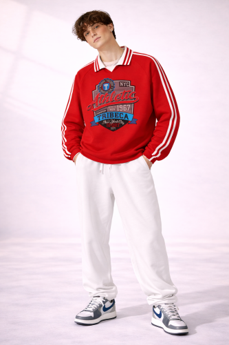 Bluza Retro Unisex Athletic 1993 New York Deep Red (1).png